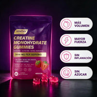 Gomitas Volumizadoras de Creatina, Colágeno, Inositol y Ácido Hialurónico — Fórmula Anti-Flacidez